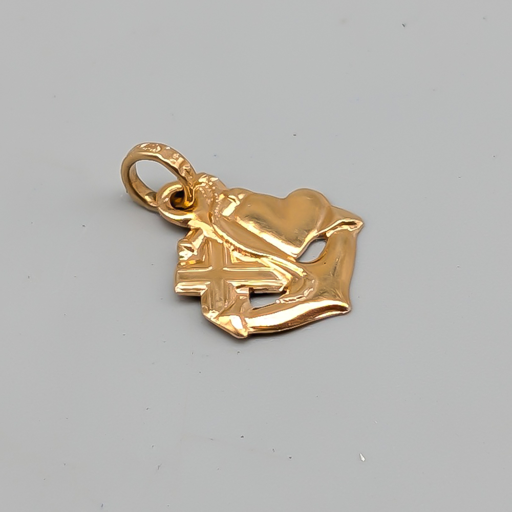 Hänge i Guld 18K 0.61g 12mm