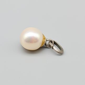 Hänge i Silver med Pärla S925 0.47g 10mm