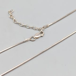 45cm Kantig Ormlänk i Silver S925 5.43g