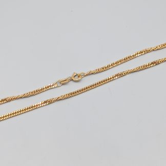 70cm Balestra Pansarlänk i Guld 18K 12.78g