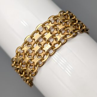 19cm X-Länk i Guld 18K 38.92g