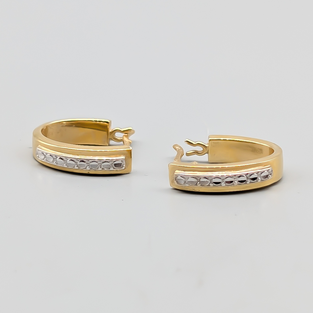 Örhängen i Flerfärgat Guld 18K 1.95g 14mm