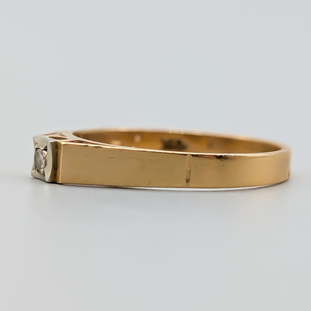Diamantring i Flerfärgat Guld 18K 1.59g 16mm - Bild 2