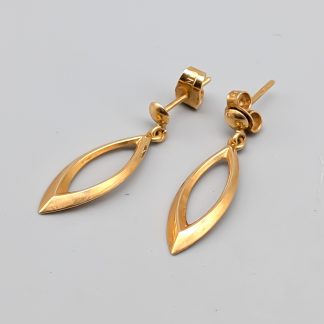 Örhängen i Guld 18K 1.33g 27mm
