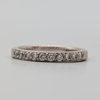 Diamantring i Vitguld 18K 3.95g 17mm