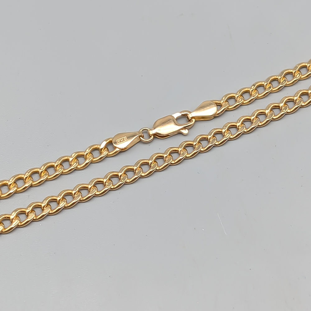 50cm Pansarlänk i Guld 18K 7.52g