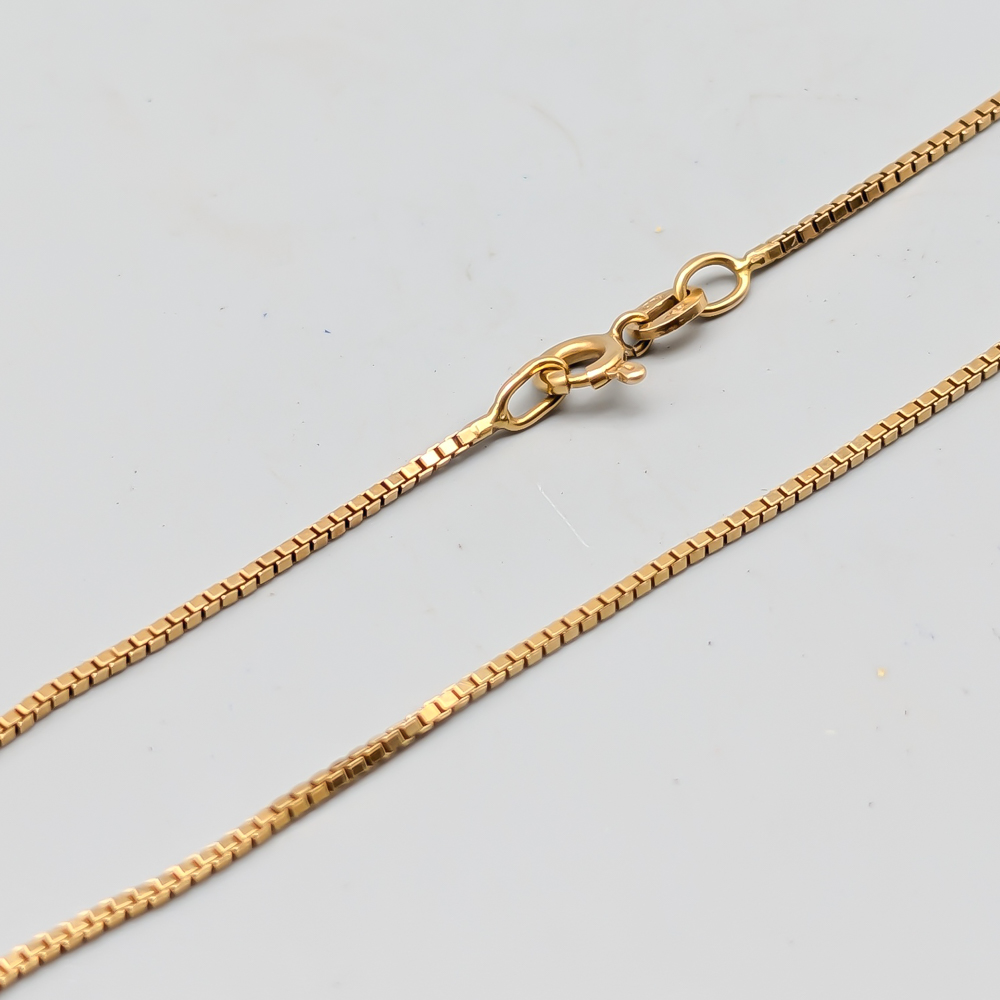 43.5cm Venezialänk i Guld 18K 4.07g
