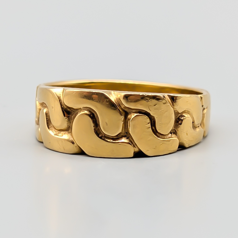 Ring i Guld 18K 6.1g 18.25mm