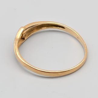 Diamantring i Guld 18K 1.16g 17mm