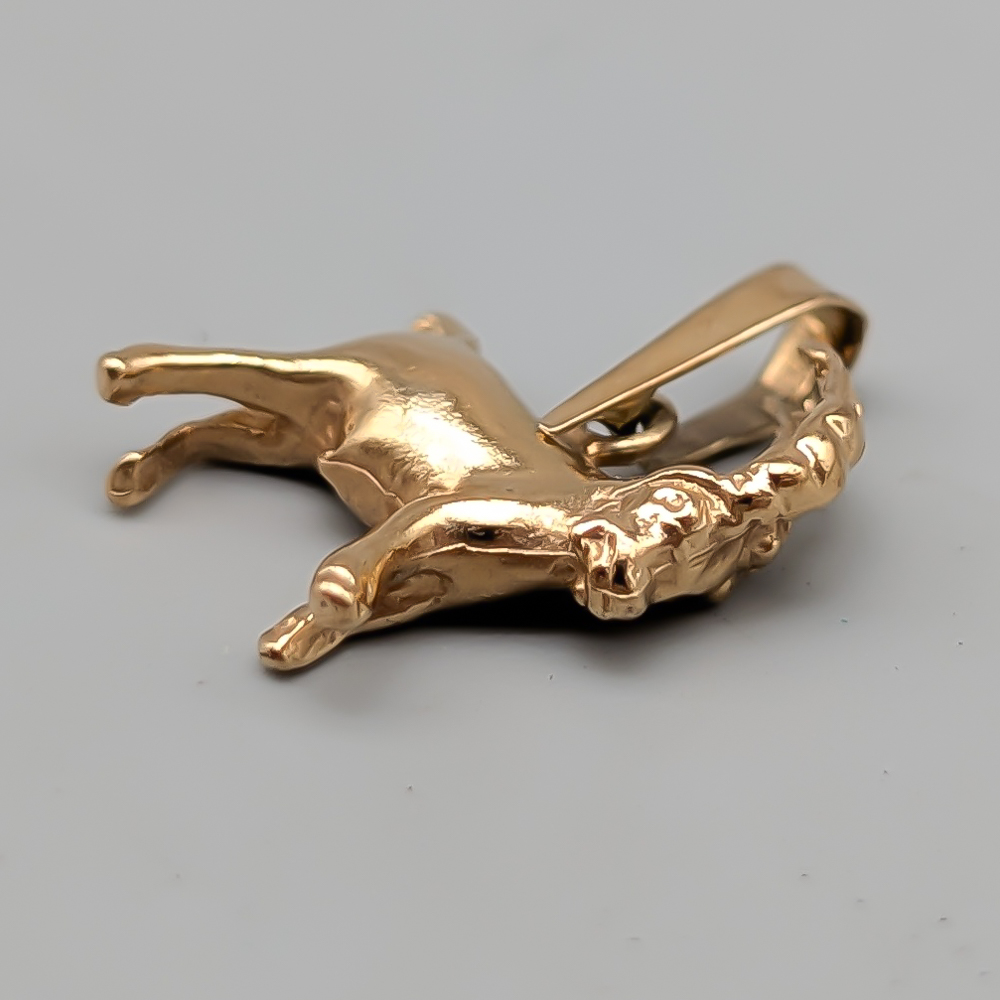 Hänge i Guld Stjärntecken Stenbock 18K 1.32g 14mm