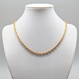 59cm Knivslipad Ankarlänk i Guld 18K 32.98g