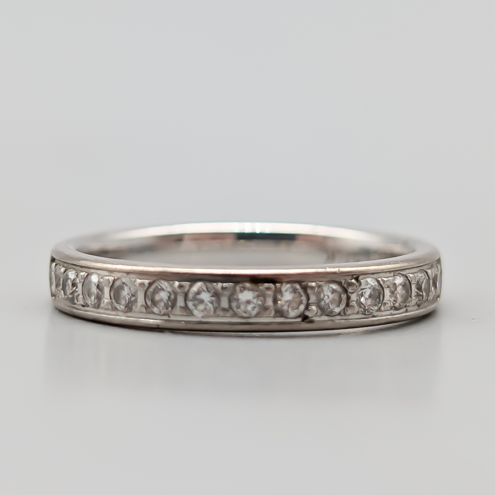 Schalins Alliansring i Guld med Diamanter 18K 3.26g 16.5mm