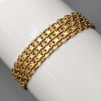 19.5cm X-Länk i Guld 18K 14.96g