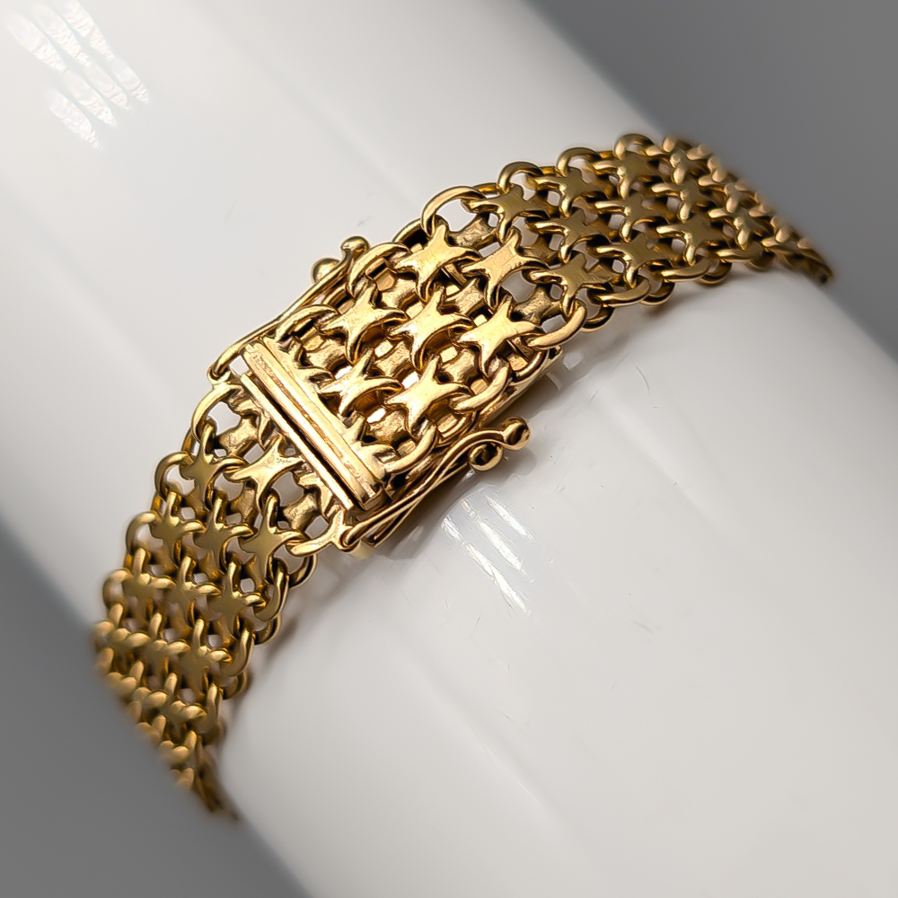 19.5cm X-Länk i Guld 18K 14.96g - Bild 2