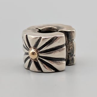 Pandora Berlock i Silver och Guld Lås S925 2.47g 6mm