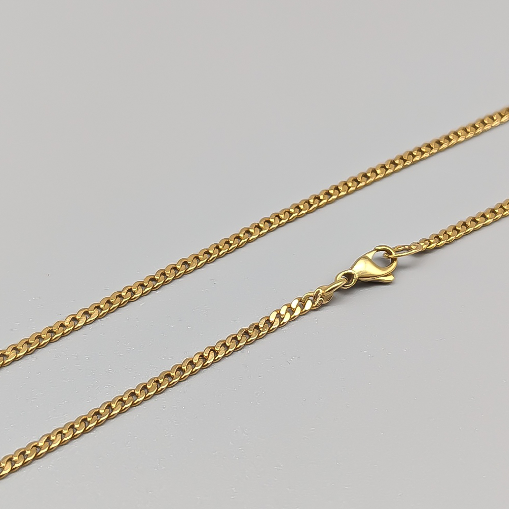 51cm Pansarlänk i guld 18K 7.58g