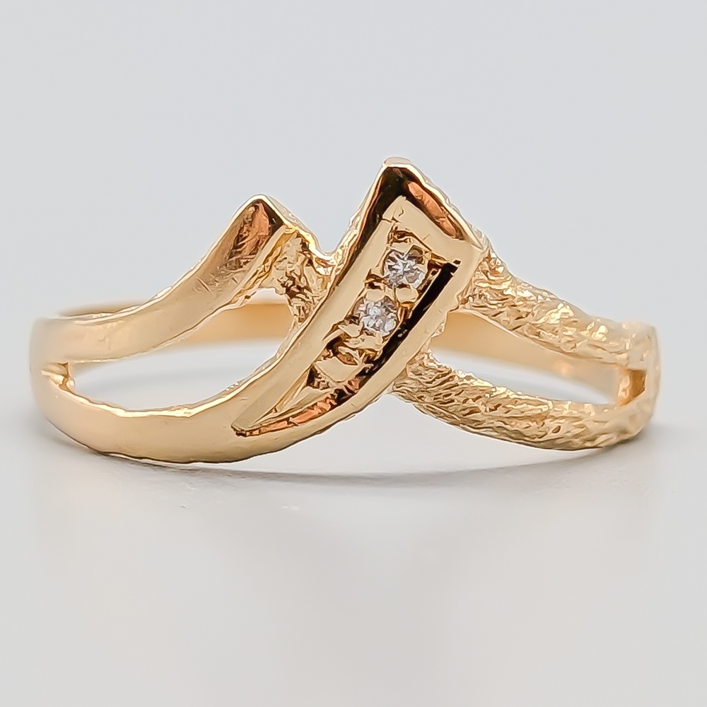 Diamantring i Guld-2