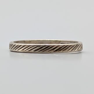 Mönstrad ring i Silver S925 1.5g 18.25mm