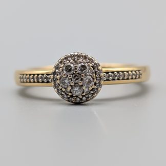 Diamantring i Guld 18K 2.83g 15.75mm