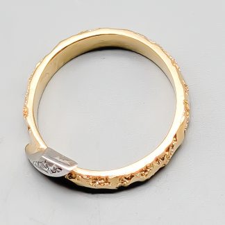 Diamantring i Flerfärgat Guld-0