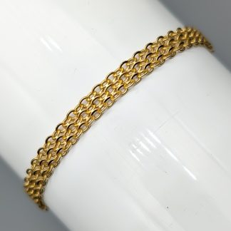 19.5cm X-Länk i Guld 18K 4.14g