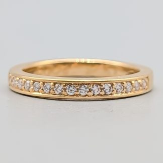 Schalins Alliansring i Guld med Diamanter-1