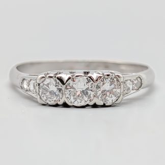 Diamantring i Vitguld-2