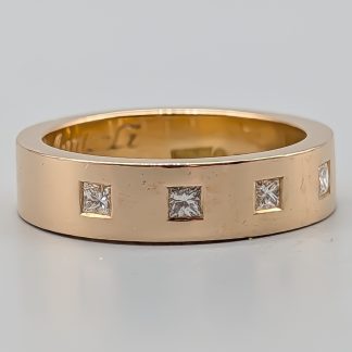 Diamantring i Guld-1