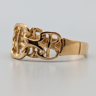 Ring i Guld X-Länk 18K 2.68g 16.25mm