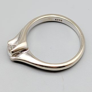 Solitärring i Vitguld med Diamant-0