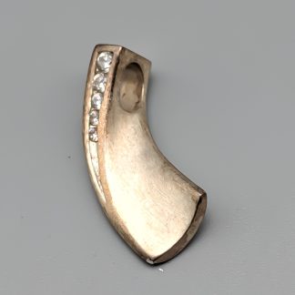 Hänge i Silver med Vita Stenar S925 3.48g 22mm