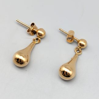 Örhängen i Guld Droppar 18K 1.68g 21mm