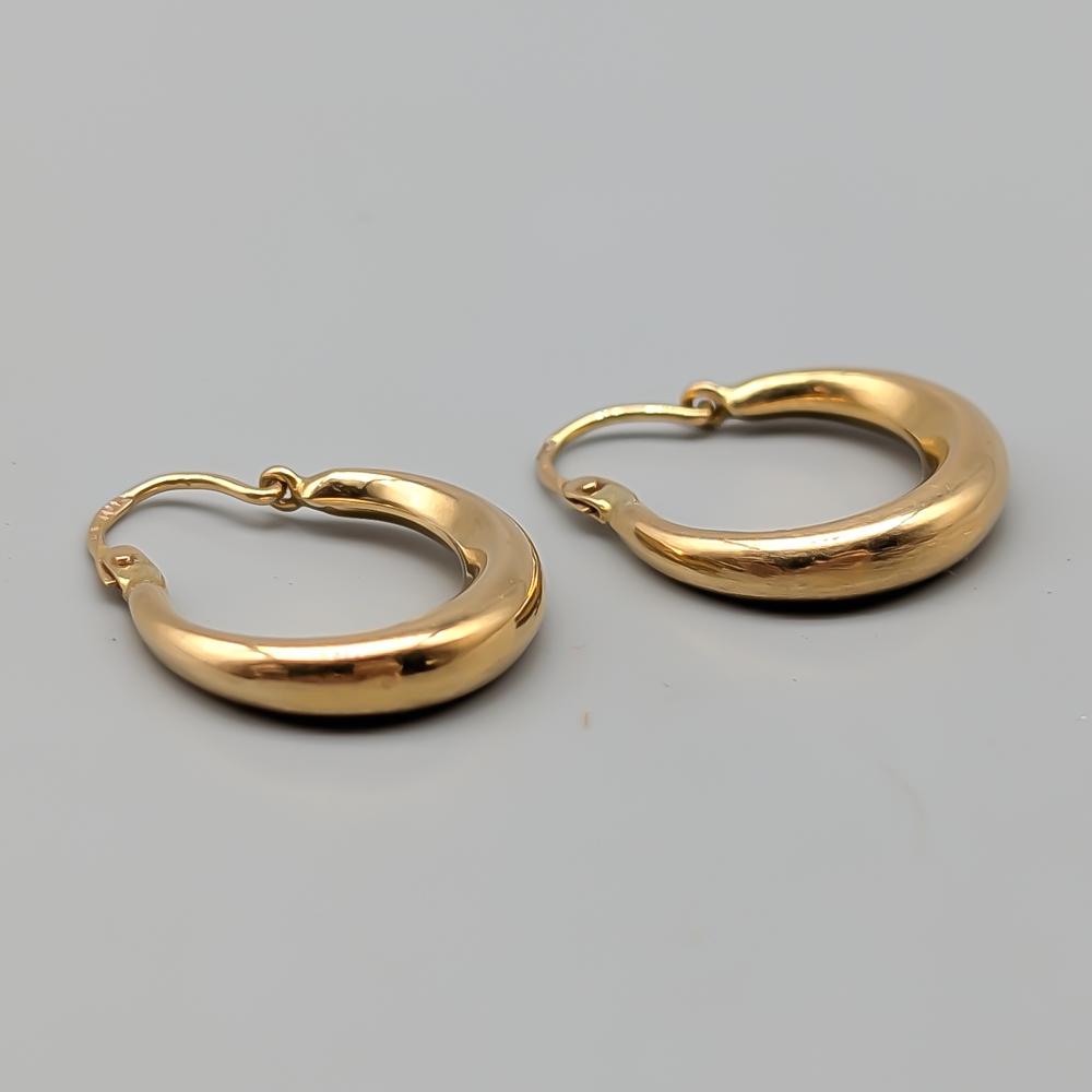 Creoler i Guld 18K 1.62g 19mm