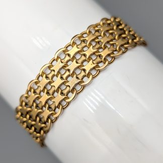 19.5cm X-Länk i Guld 18K 21.17g