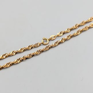 42cm Balestra Singaporelänk i Guld 18K 7.43g
