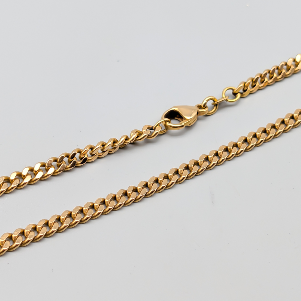 59cm Pansarlänk i Guld 18K 34.82g