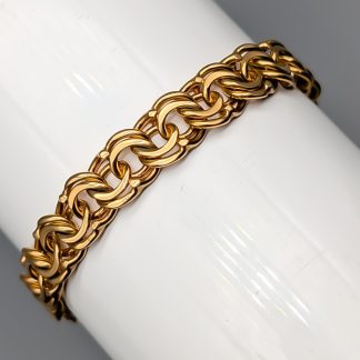 19cm Bismarcklänk i Guld 18K 18.83g