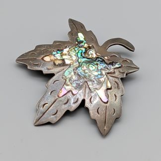 Brosch i Silver med Pärlemor S830 5.91g 40mm