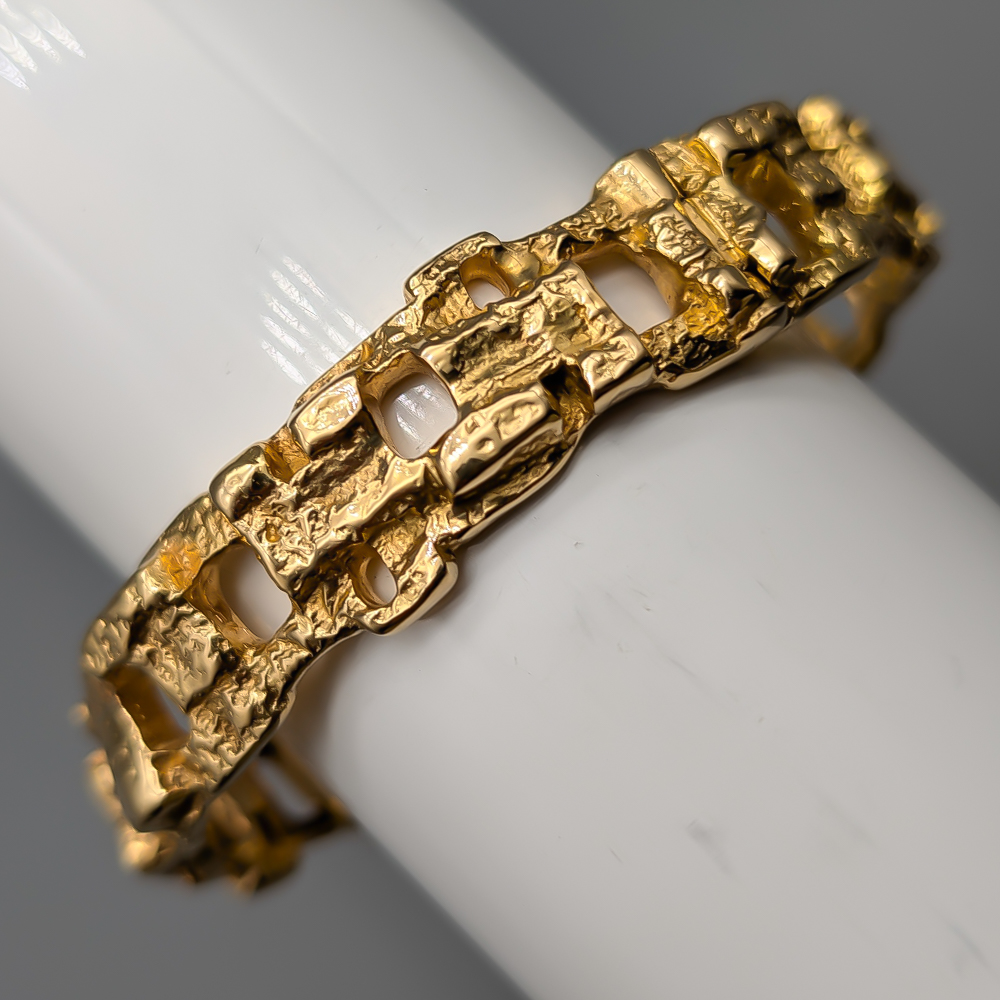 20cm G:son Liedholm Stelt armband i Guld 18K 80.4g