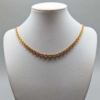 43.5cm Doserad Bismarcklänk i Guld 18K 19.69g