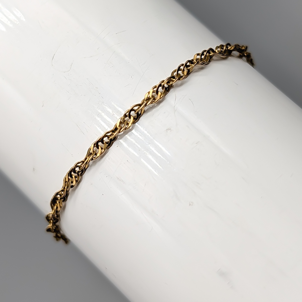 Singaporelänk i Guld 18K 1.98g 24cm