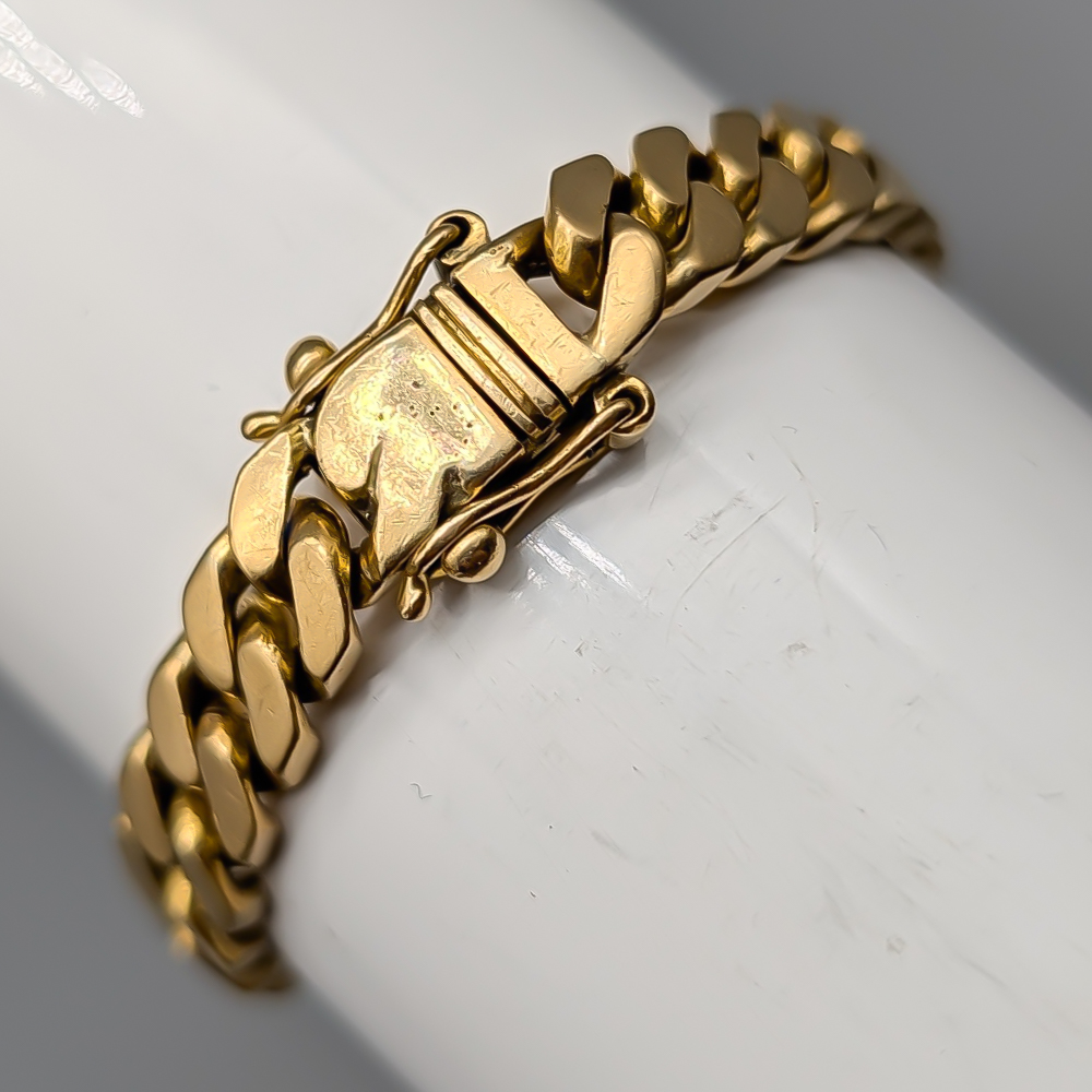20.5cm Pansarlänk i Guld 18K 34.96g - Bild 2