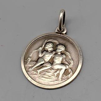 Hänge i Silver Stjärntecken Tvillingarna S925 2.39g 21mm