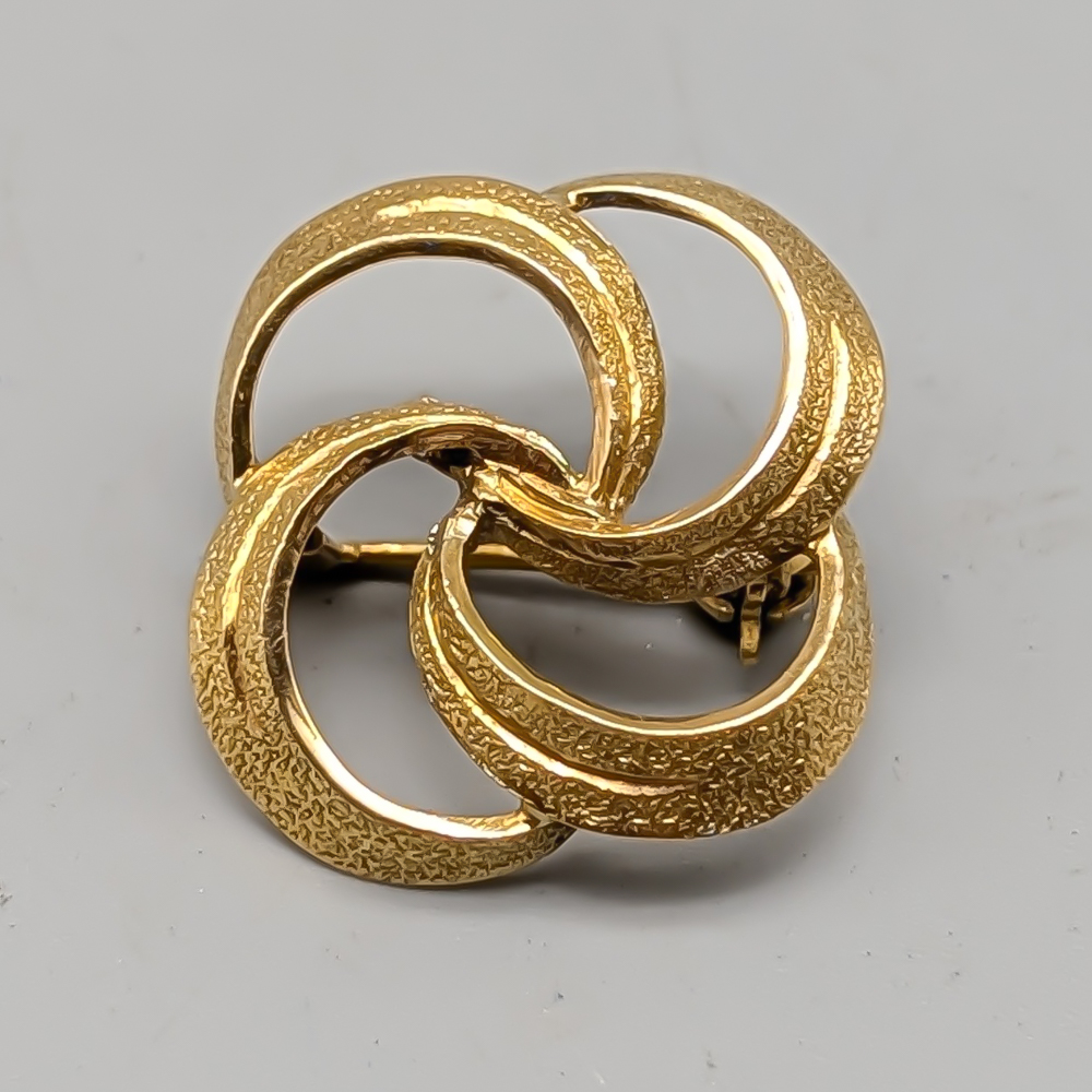 Brosch i Guld 18K 5.52g 24mm