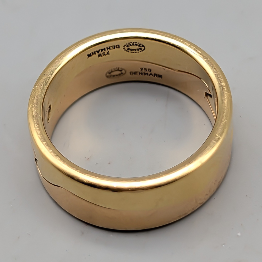 Georg Jensen Fusion Ring i Flerfärgat Guld 18K 12.46g 18.25mm - Bild 2