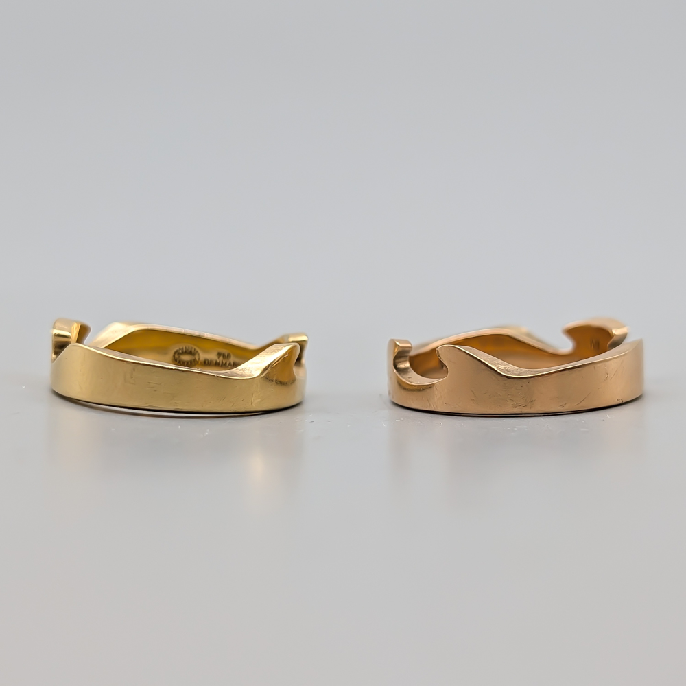 Georg Jensen Fusion Ring i Flerfärgat Guld 18K 12.46g 18.25mm - Bild 5