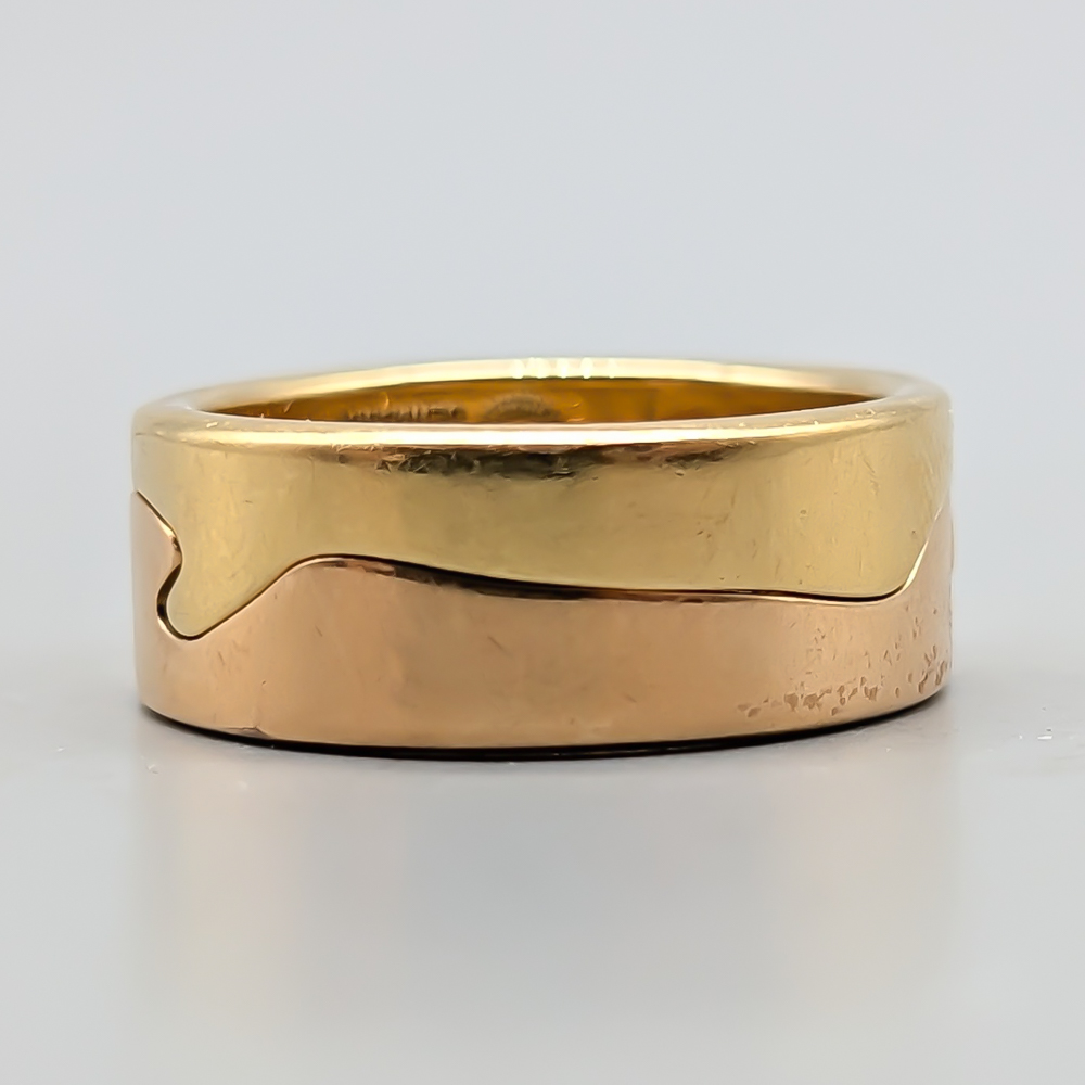 Georg Jensen Fusion Ring i Flerfärgat Guld 18K 12.46g 18.25mm - Bild 3