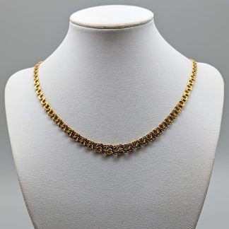 46cm Doserad Bismarcklänk i Guld 18K 19.43g