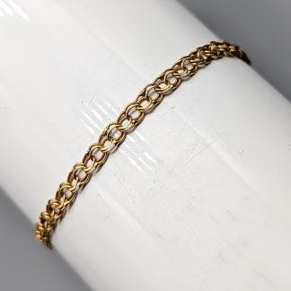 18.5cm Bismarcklänk i Guld 18K 1.99g