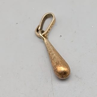 Hänge i Förgyllt Silver Droppe S830 1.12g 15mm